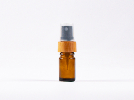 Braunglasflasche 5 ml – Zerstäuber Bambus